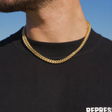 6MM FRANCO CHAIN - GOLD PLATED