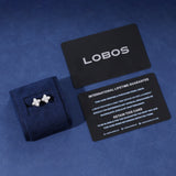 MOISSANITE FORTUNE CROSS STUDS - 925 SILVER - VVS1