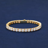 5MM TENNIS BRACELET - GOLD PLATED