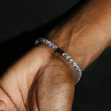 5MM TENNIS BRACELET - SILVER PLATED