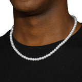 6MM FRESHWATER PEARL CHAIN & BRACELET SET