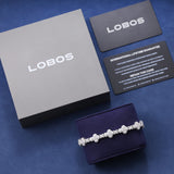 MOISSANITE ROYAL CROSS BRACELET - 925 SILVER - VVS1