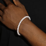 6MM FRESHWATER PEARL CHAIN & BRACELET SET