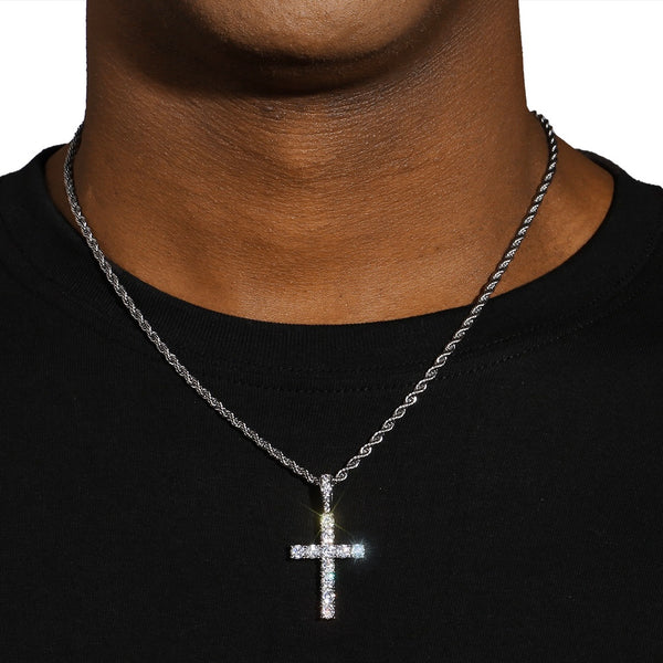 CROSS PENDANT - SILVER PLATED