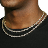 3MM HONEYCOMB CHAIN – GOLD PLATED