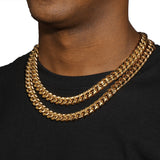 12MM CUBAN LINK CHAIN - GOLD PLATED