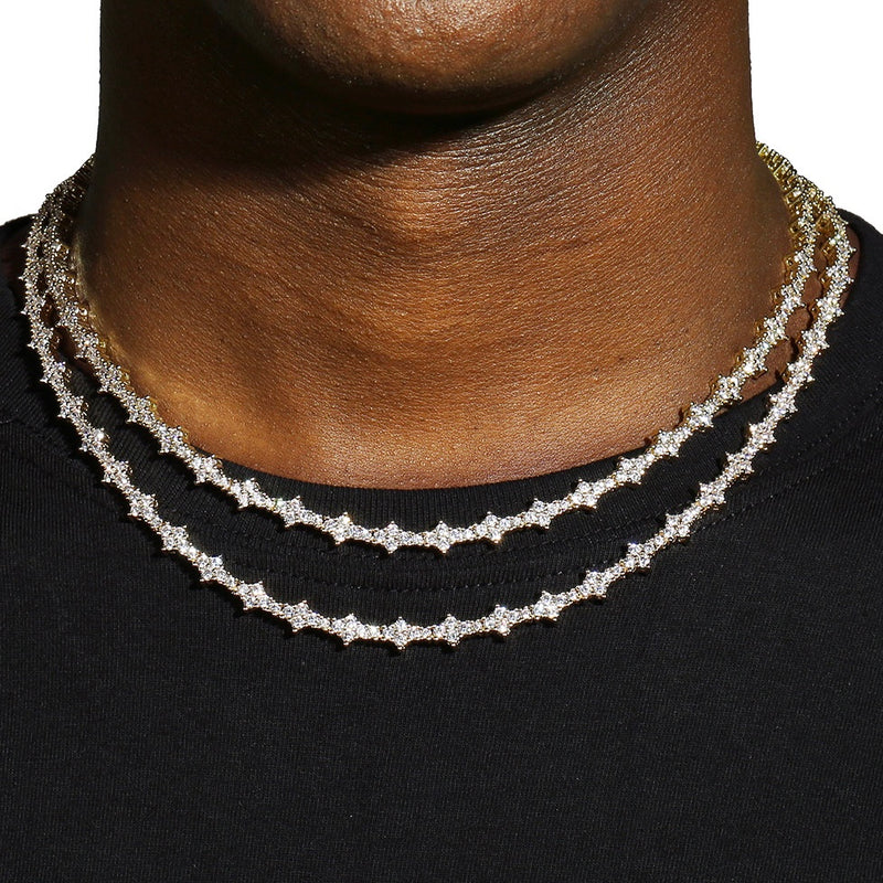 3MM HONEYCOMB CHAIN – GOLD PLATED
