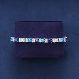OCEAN BLUE BRACELET - SILVER PLATED