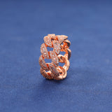 CUBAN RING - ROSE GOLD PLATED