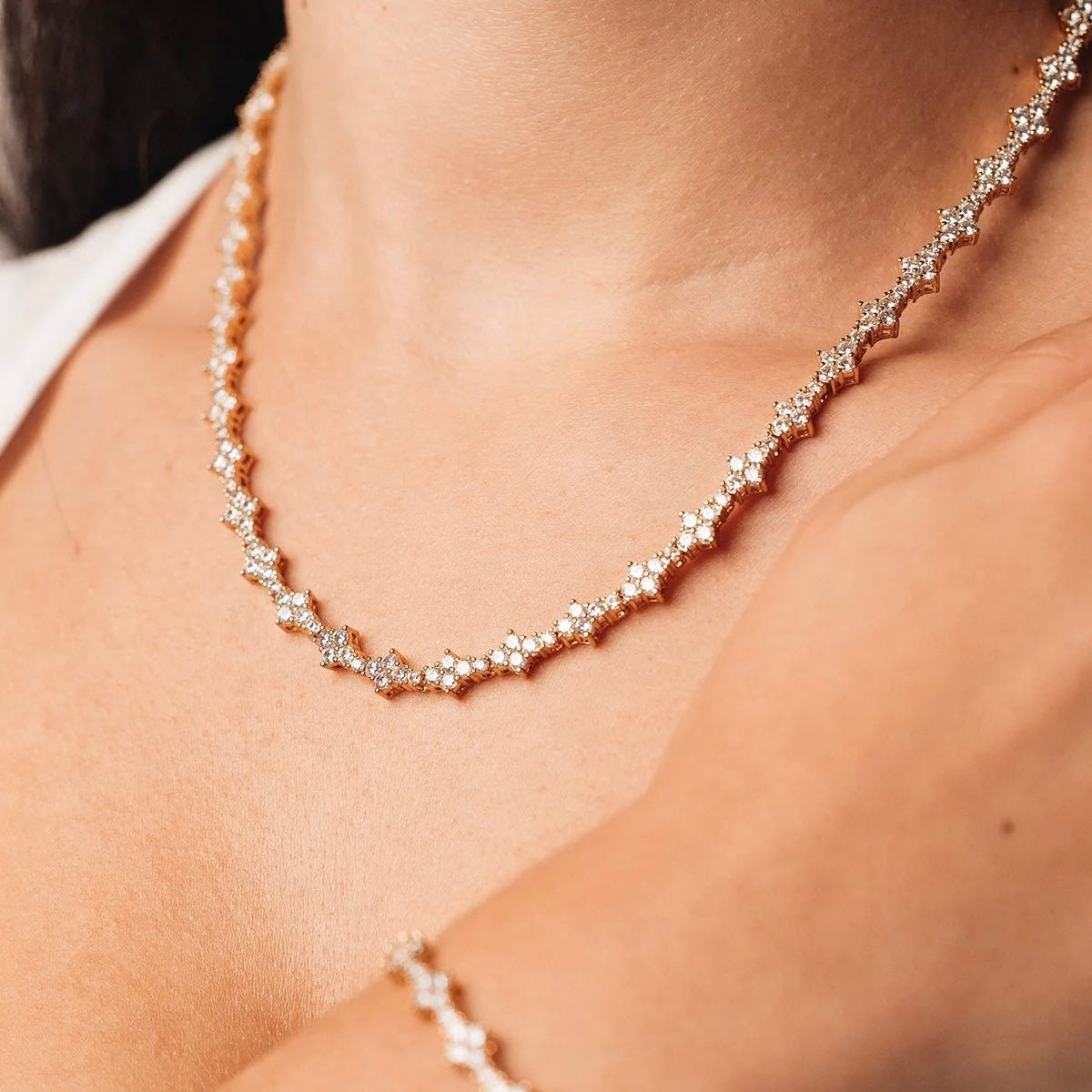 3MM HONEYCOMB CHAIN – GOLD PLATED