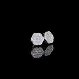 MOISSANITE DIAMOND BLOOM STUDS - 925 SILVER - VVS1