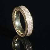 PAVÉ BAND RING - GOLD PLATED