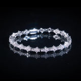 MOISSANITE HONEYCOMB BRACELET - 925 SILVER - VVS1