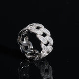 CUBAN RING - SILVER PLATED
