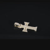 BAGUETTE CROSS PENDANT - GOLD PLATED