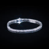 3MM TENNIS BRACELET - SILVER PLATED