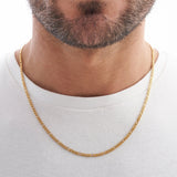3MM FIGARO CHAIN - GOLD PLATED