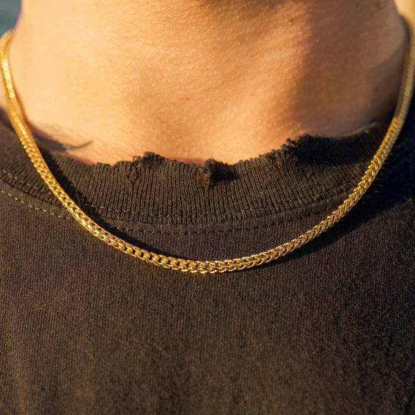 3MM FRANCO CHAIN - GOLD PLATED