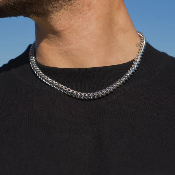 6MM FRANCO CHAIN - SILVER PLATED