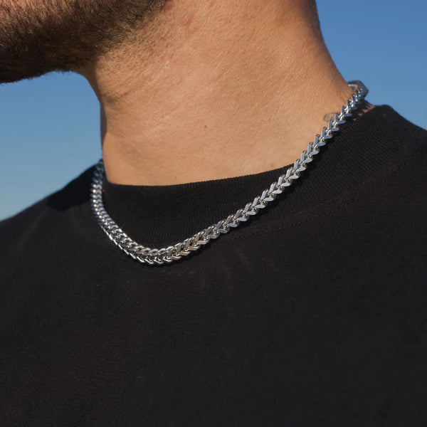6MM FRANCO CHAIN - SILVER PLATED