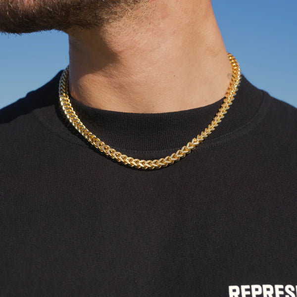 6MM FRANCO CHAIN - GOLD PLATED